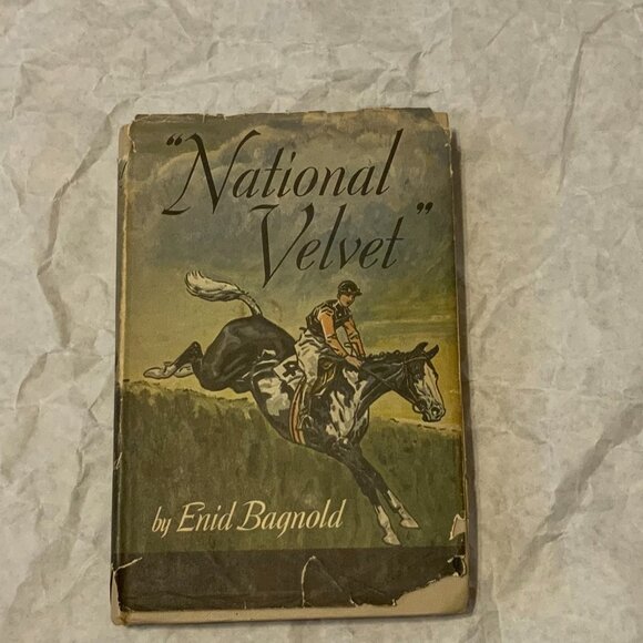 VINTAGE BOOK - NATIONAL VELVET by ENID BAGNOLD - Picture 1 of 5